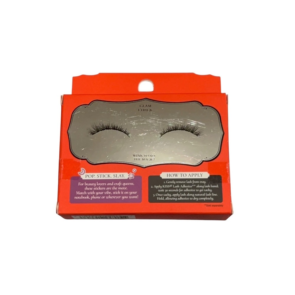 KISS Glam After Dark Limited Edition Noblesse False Eyelashes & DIY Stickers Kit - Picture 2 of 3